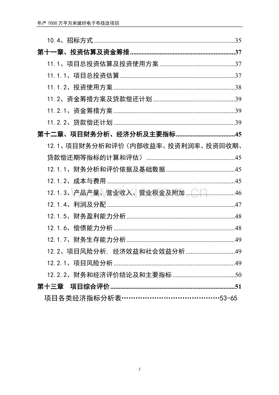 年产7000万平方米电子布生产线项目可行性研究报告-(2).doc_第3页