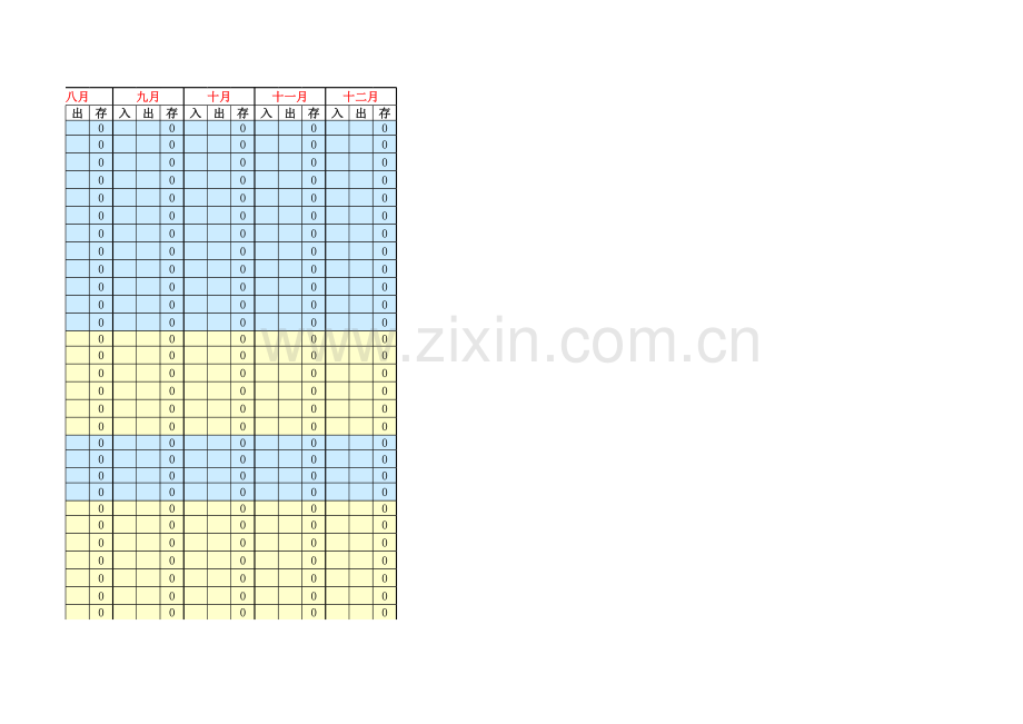 办公文具库存表.xls_第3页