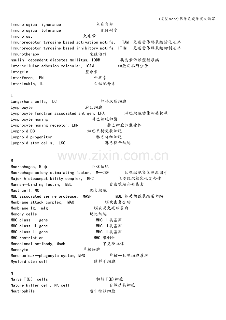 医学免疫学英文缩写.doc_第3页