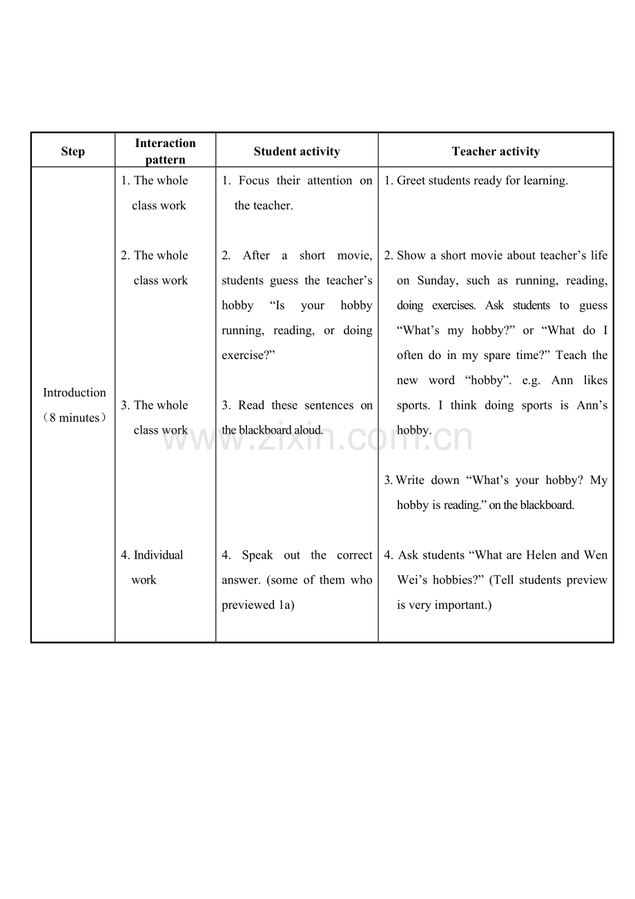 仁爱版英语八年级上册Unit3-Topic1-SectionA教学设计.doc_第3页