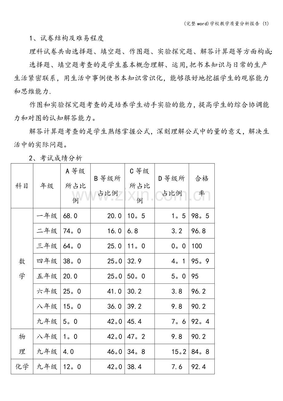 学校教学质量分析报告-(1).doc_第3页