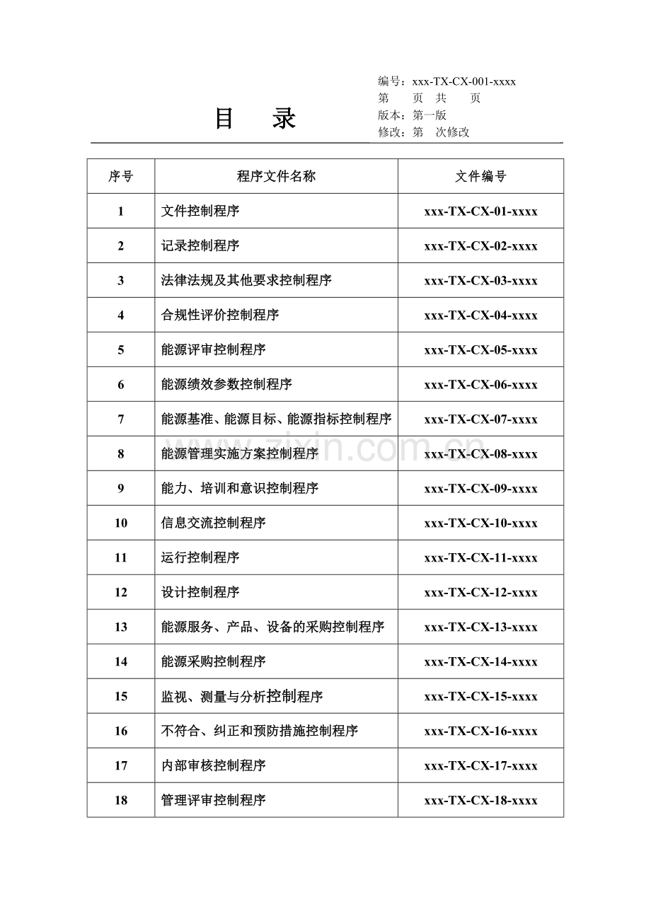 有机硅新材料有限公司能源管理体系程序文件.doc_第3页