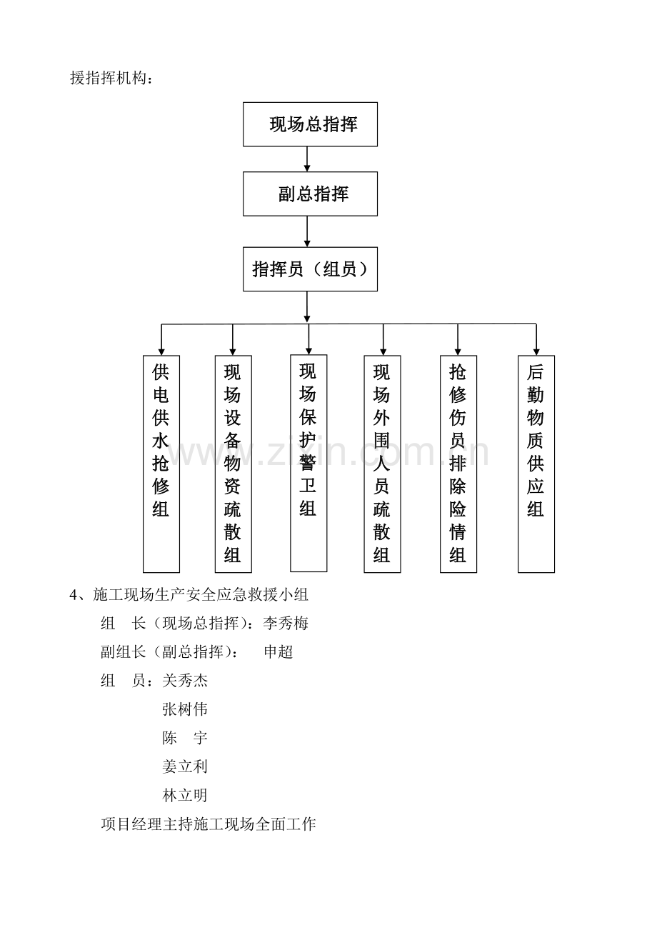 现场危险性较大分部分项工程现场应急救援预案.doc_第2页