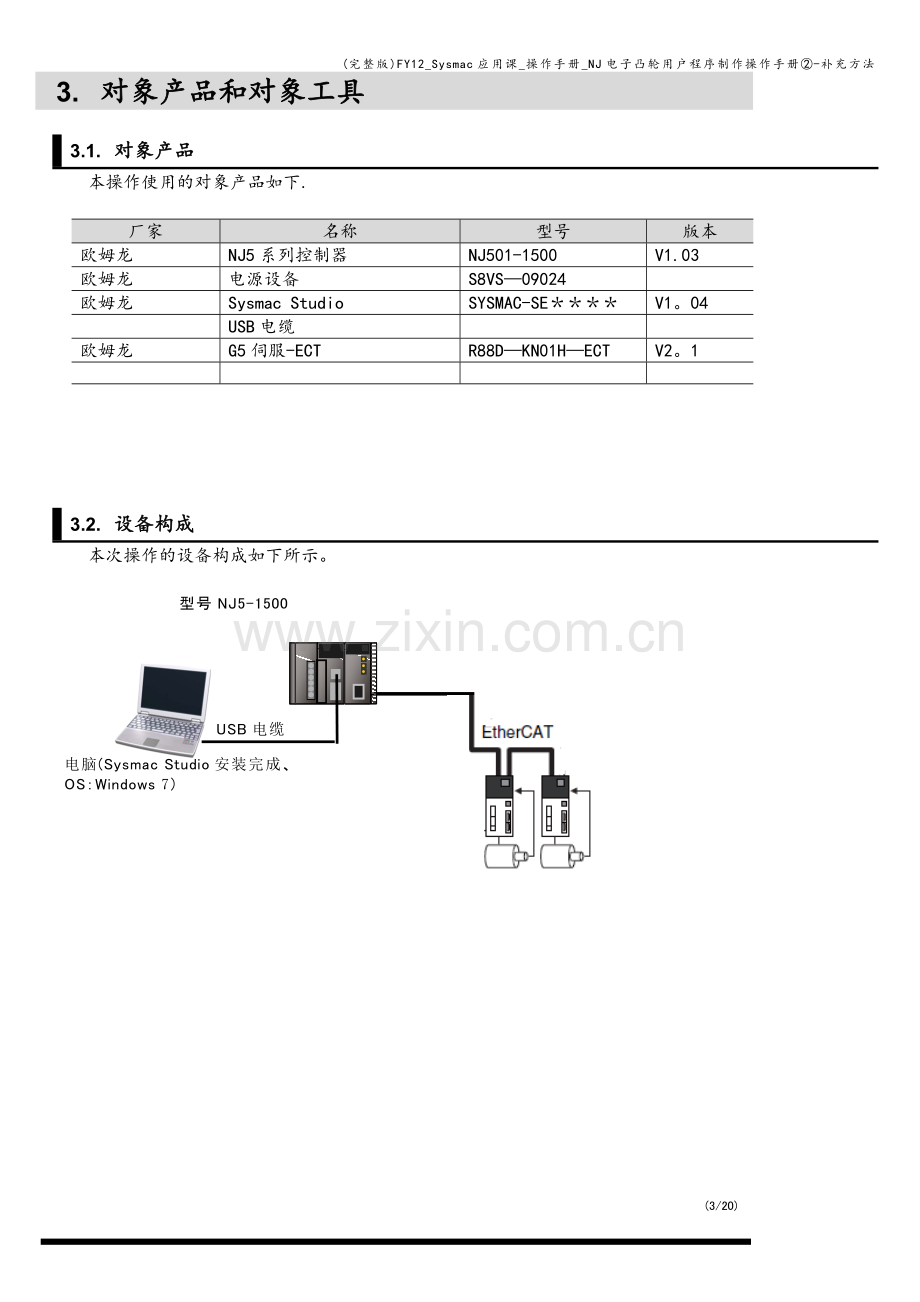 FY12-Sysmac应用课-操作手册-NJ电子凸轮用户程序制作操作手册②-补充方法.doc_第3页