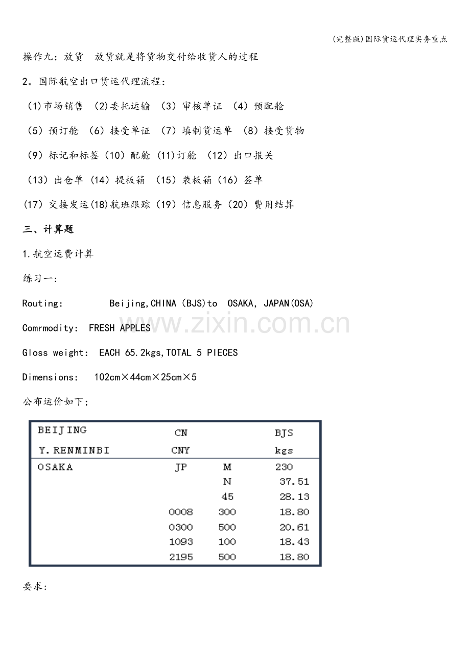 国际货运代理实务重点.doc_第3页