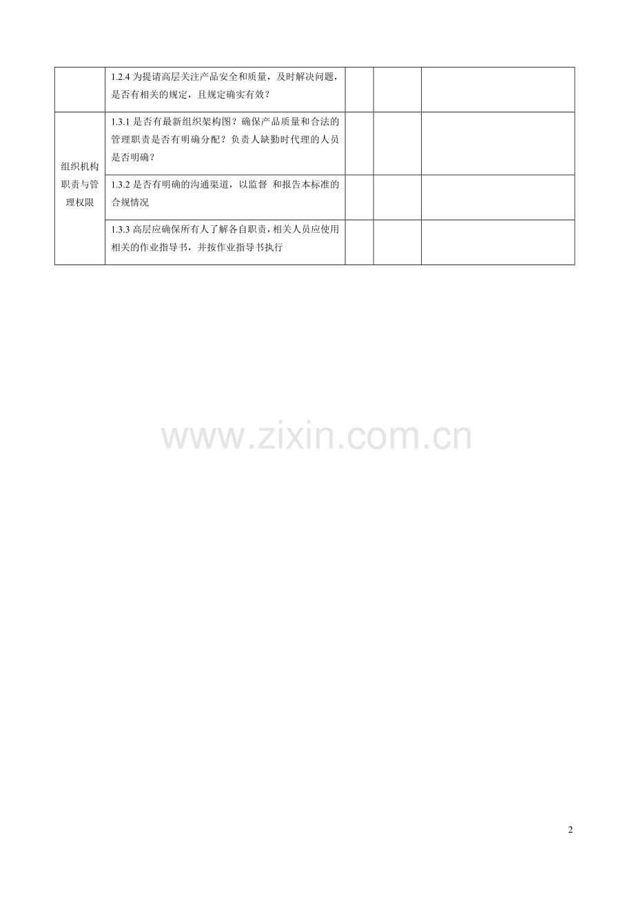 包材BRC内审审核检查表(按BRC第5版修订).doc_第2页