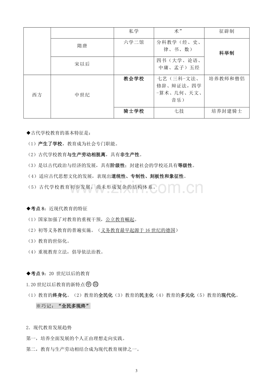 2019年中学教育知识与能力考点整理.doc_第3页