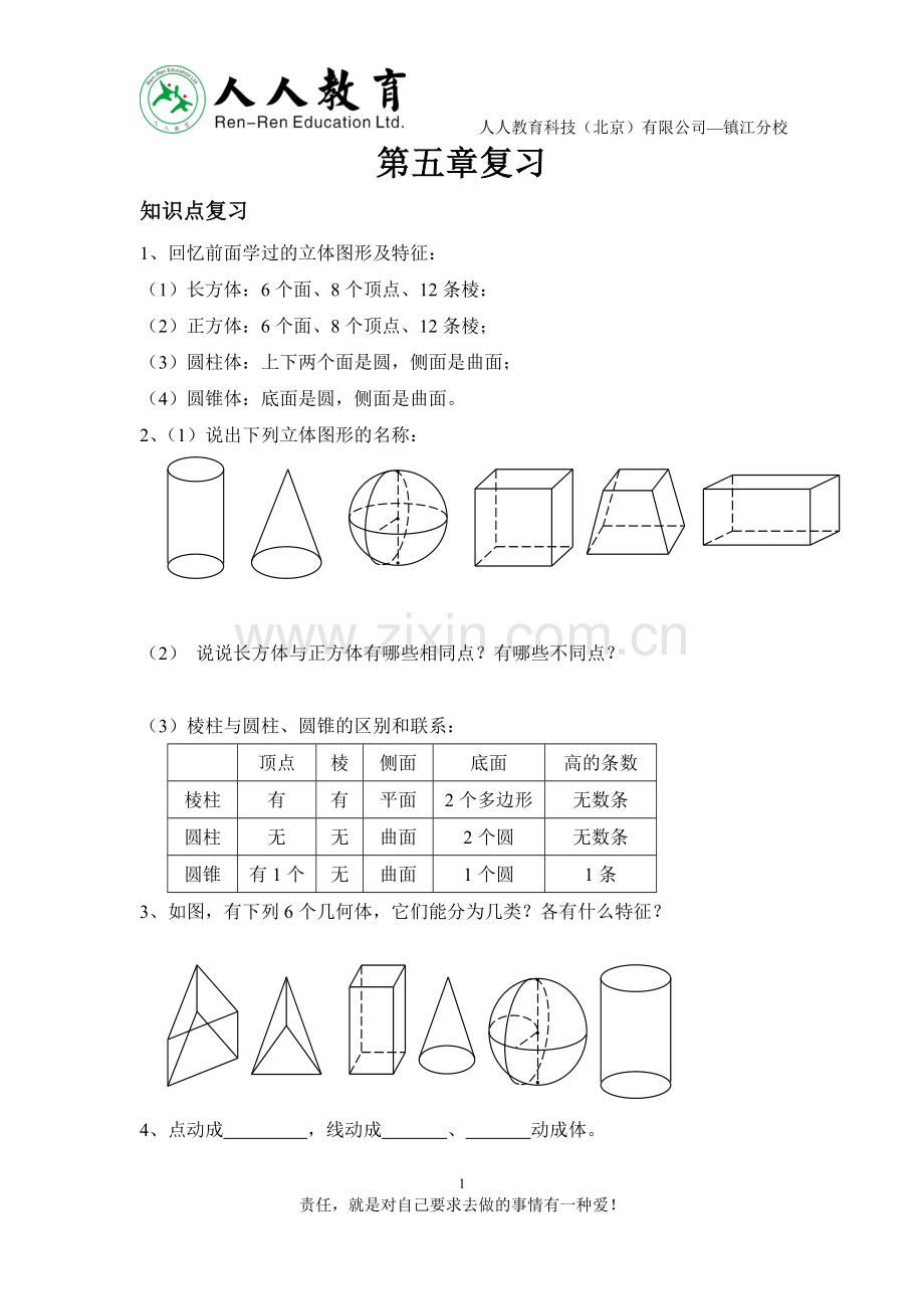 第五章《走进图形世界》知识点及测试题.doc_第1页