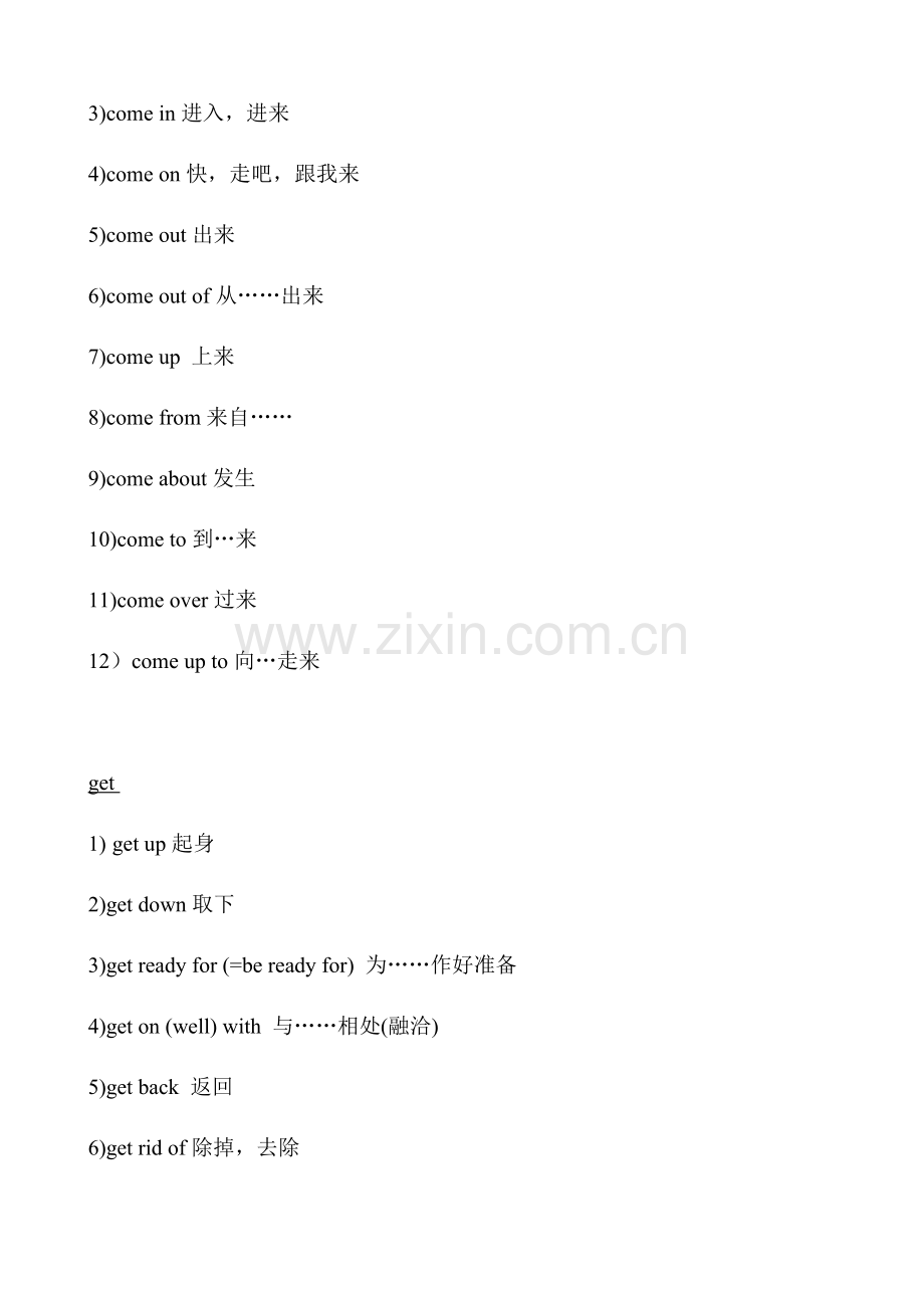 中考重点英文短语总结.doc_第3页