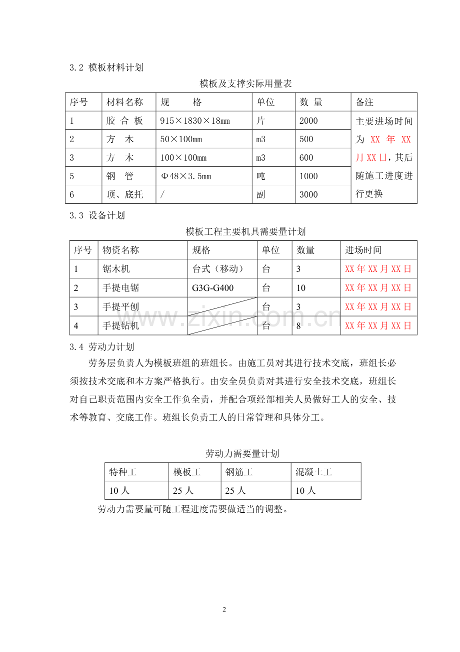 枣庄宴会厅高大模板方案.doc_第2页