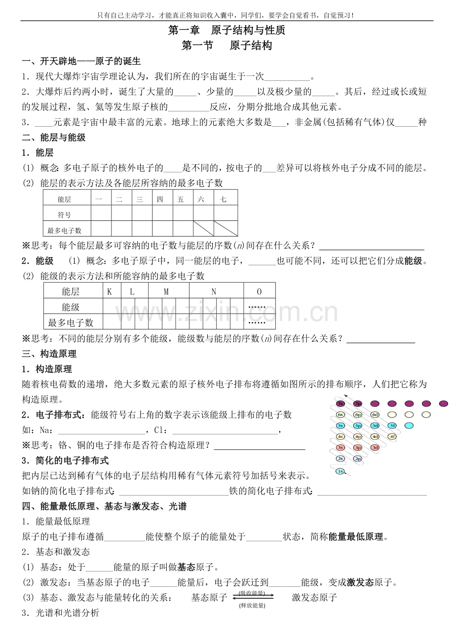 人教版高二化学选修3第一章导学案.doc_第1页