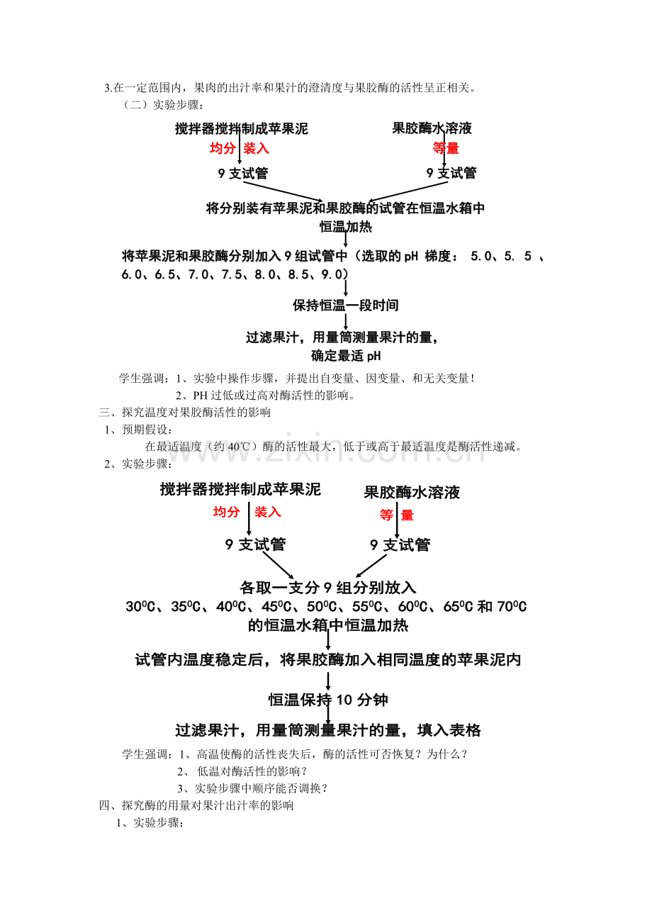 果胶酶在果汁生产中的应用教案.doc_第2页