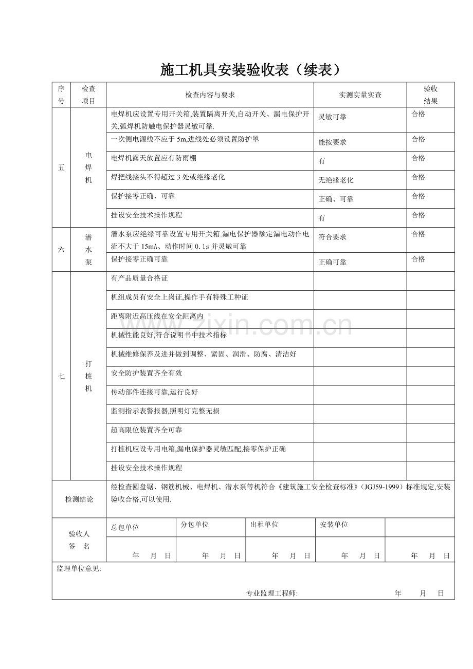 施工机具安装验收表.doc_第2页