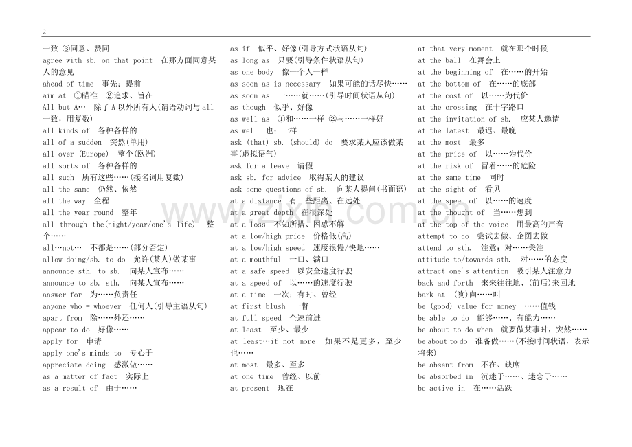 高中英语词组、固定搭配大总结.doc_第2页