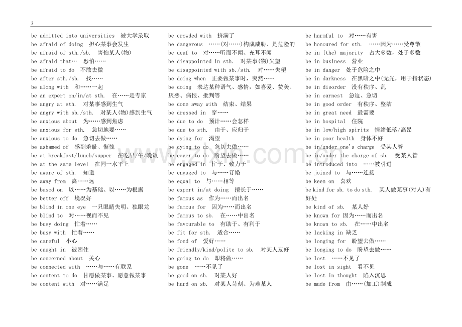 高中英语词组、固定搭配大总结.doc_第3页