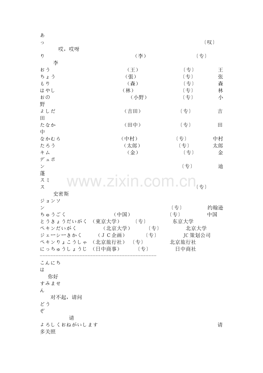 新版中日交流标准日本语初级单词背诵本.doc_第2页