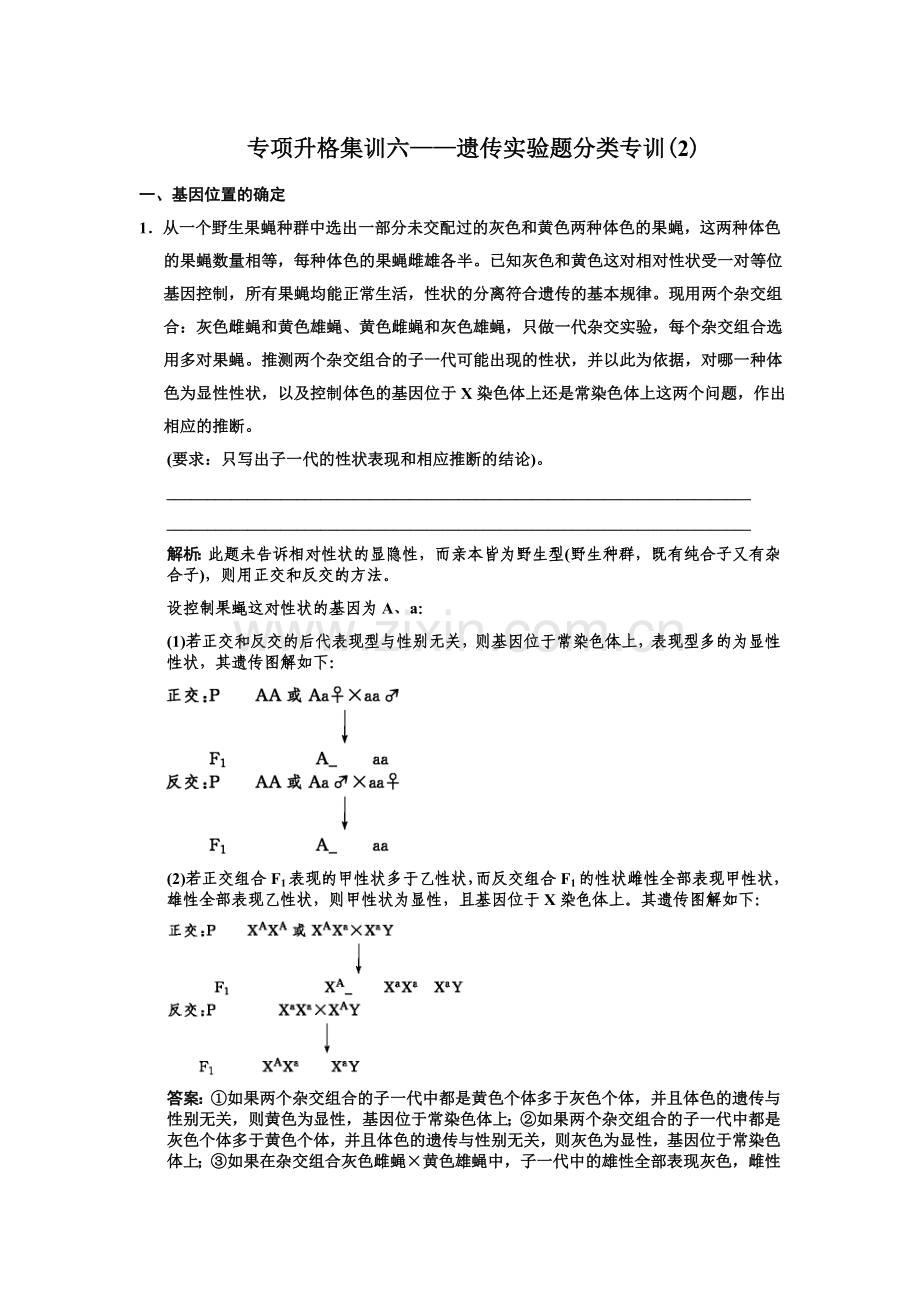 专项升格集训6.doc_第1页