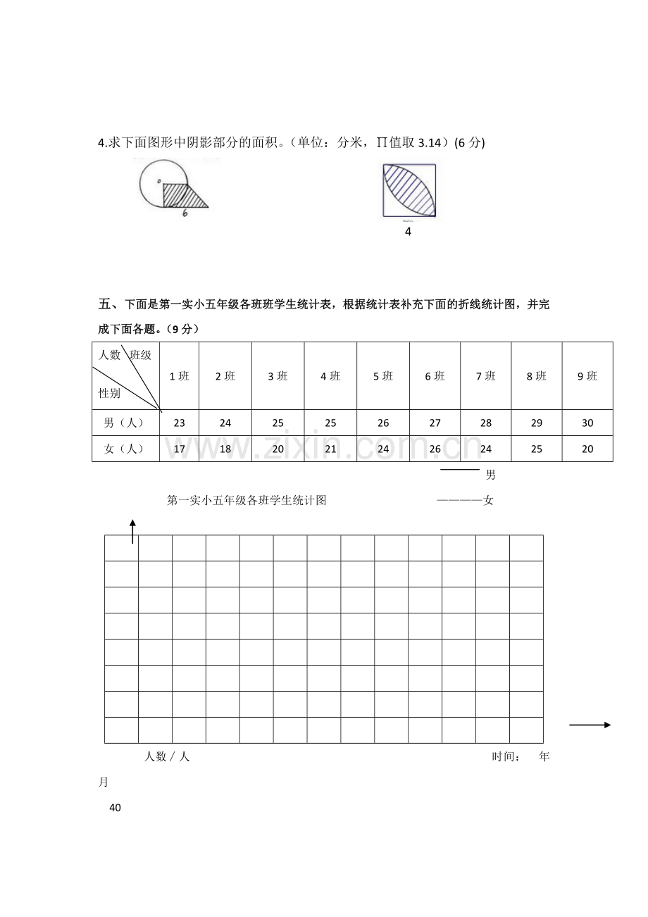 人教新课标数学五年级下学期期末测试卷9-.doc_第3页