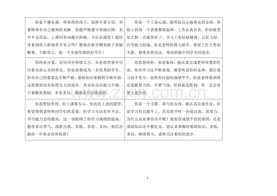 初一学生评语手册版.doc_第3页