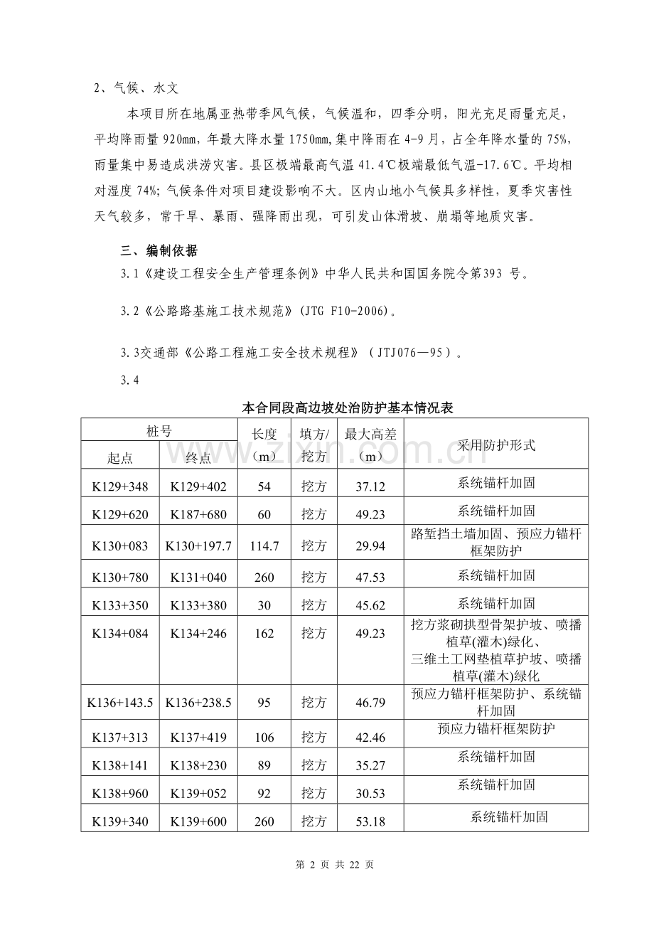 高边坡工程安全专项施工方案.doc_第2页