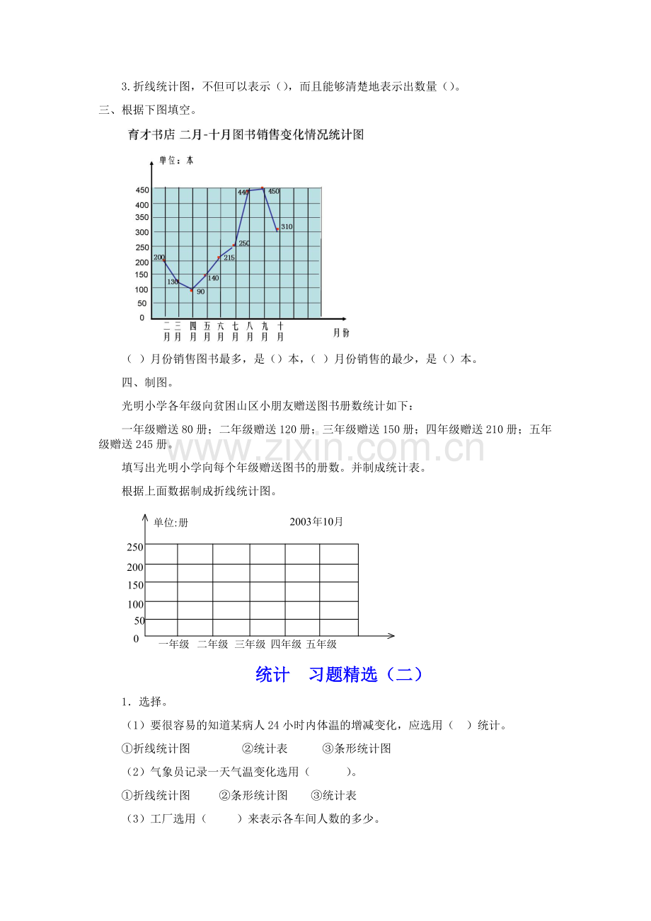 第一课时认识折线统计图习题.doc_第2页