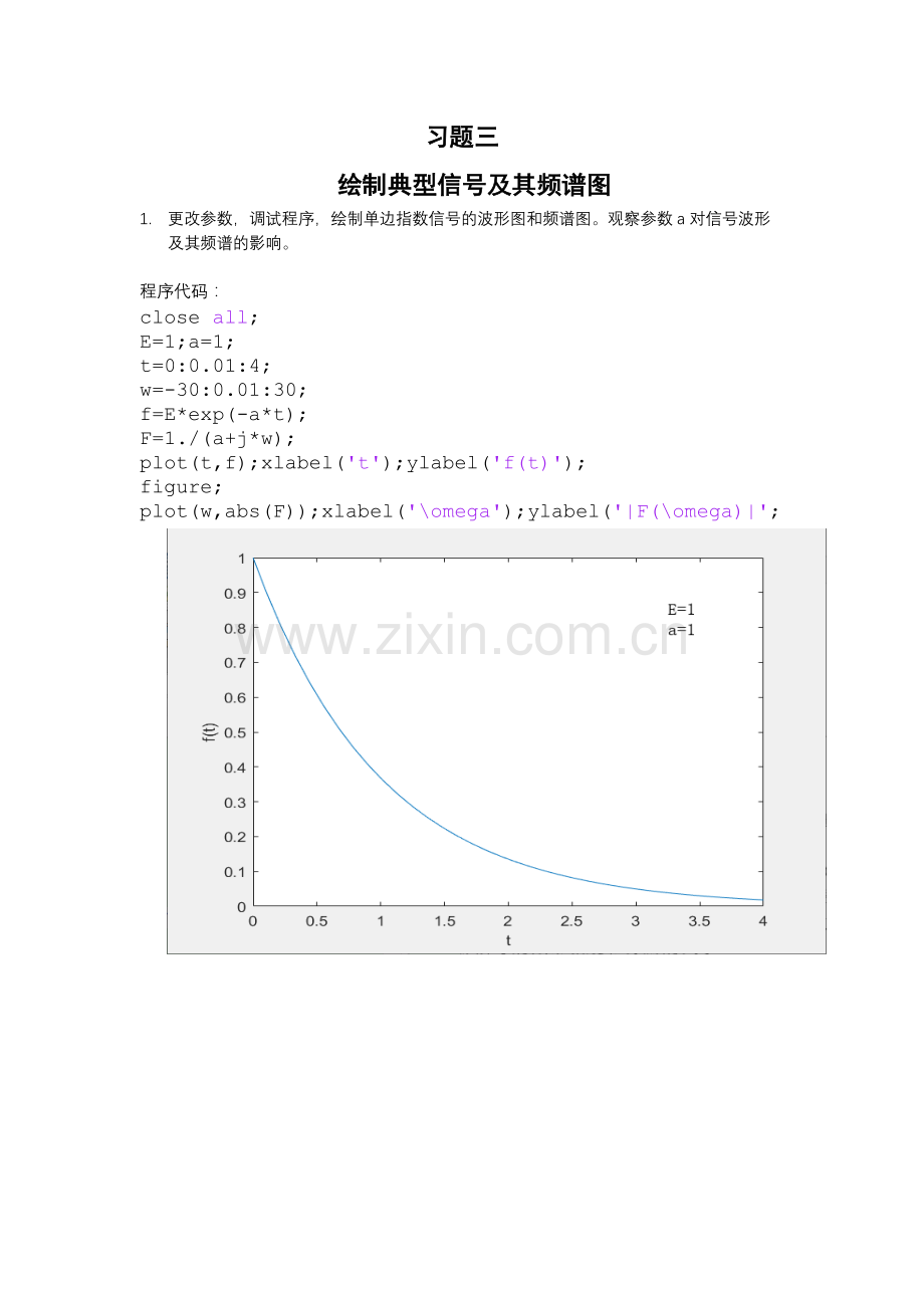 信号与系统matlab实验.doc_第1页