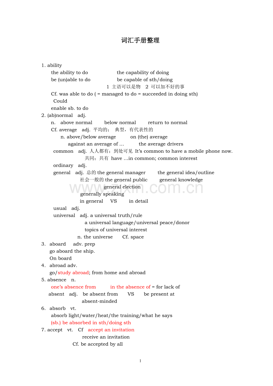 高考英语词汇手册整理.doc_第1页