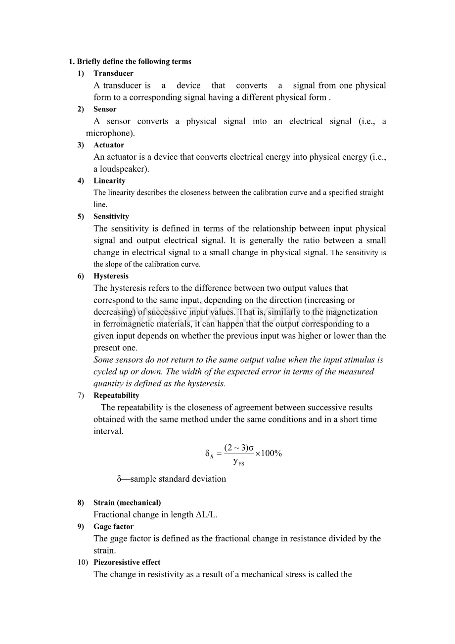 传感器专业名词英文解释.doc_第1页