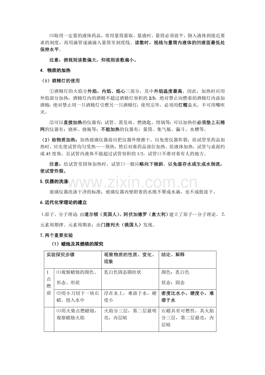 人教版九年级化学一二单元知识点.doc_第2页