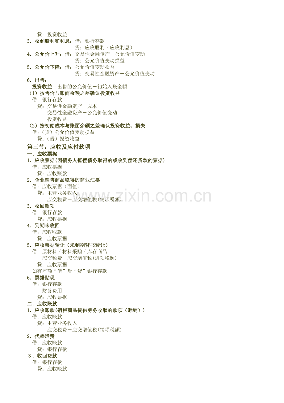 初级会计实务会计分录总结大全).doc_第2页