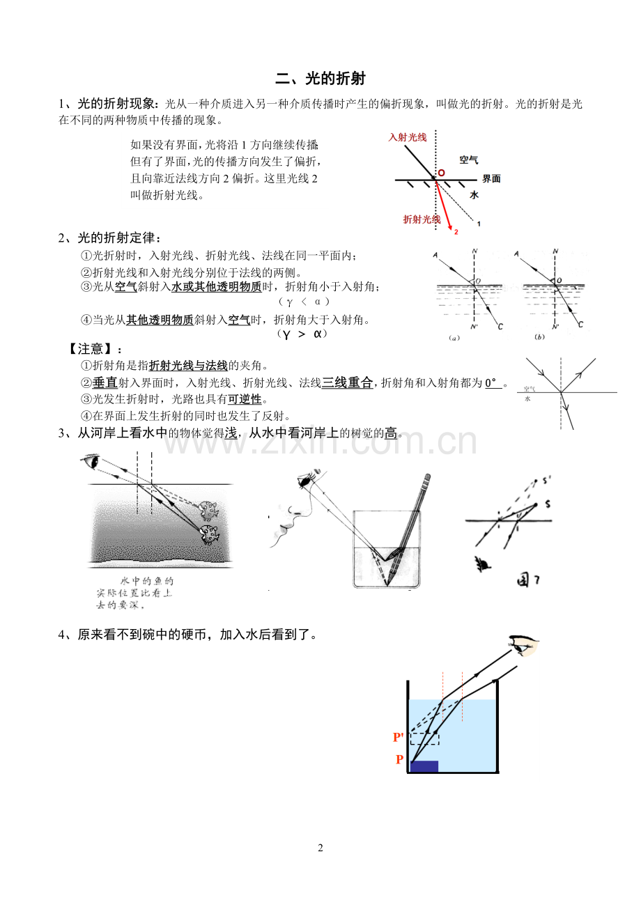 光知识点(华师大版2018精编).doc_第2页