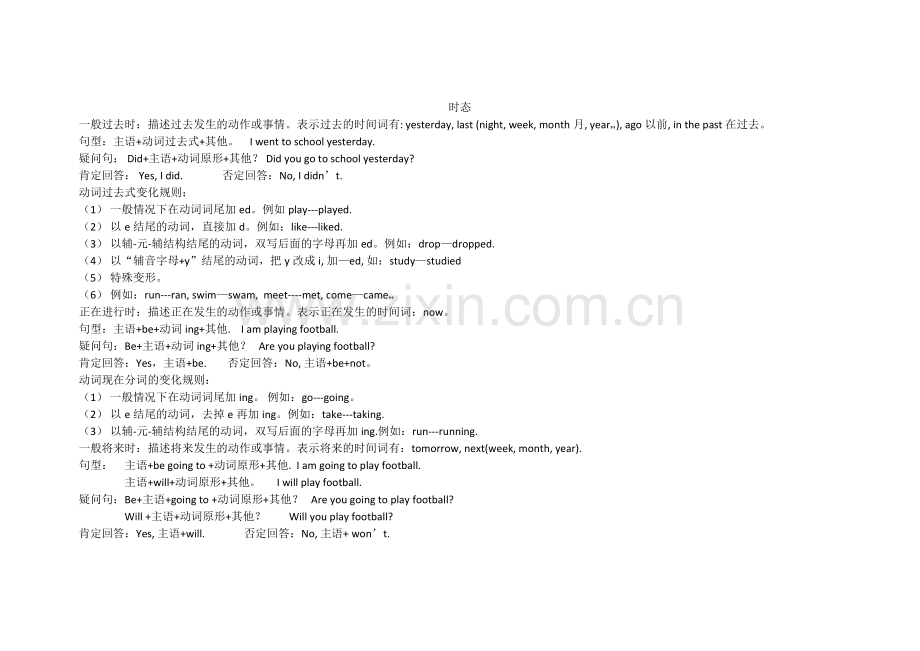 外研版小学英语语法知识.doc_第1页