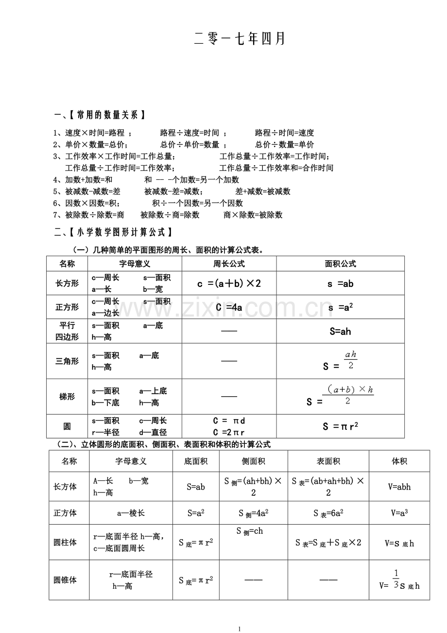 新课标苏教版小学六年级(下册)数学毕业总复习知识点概括归纳.doc_第2页