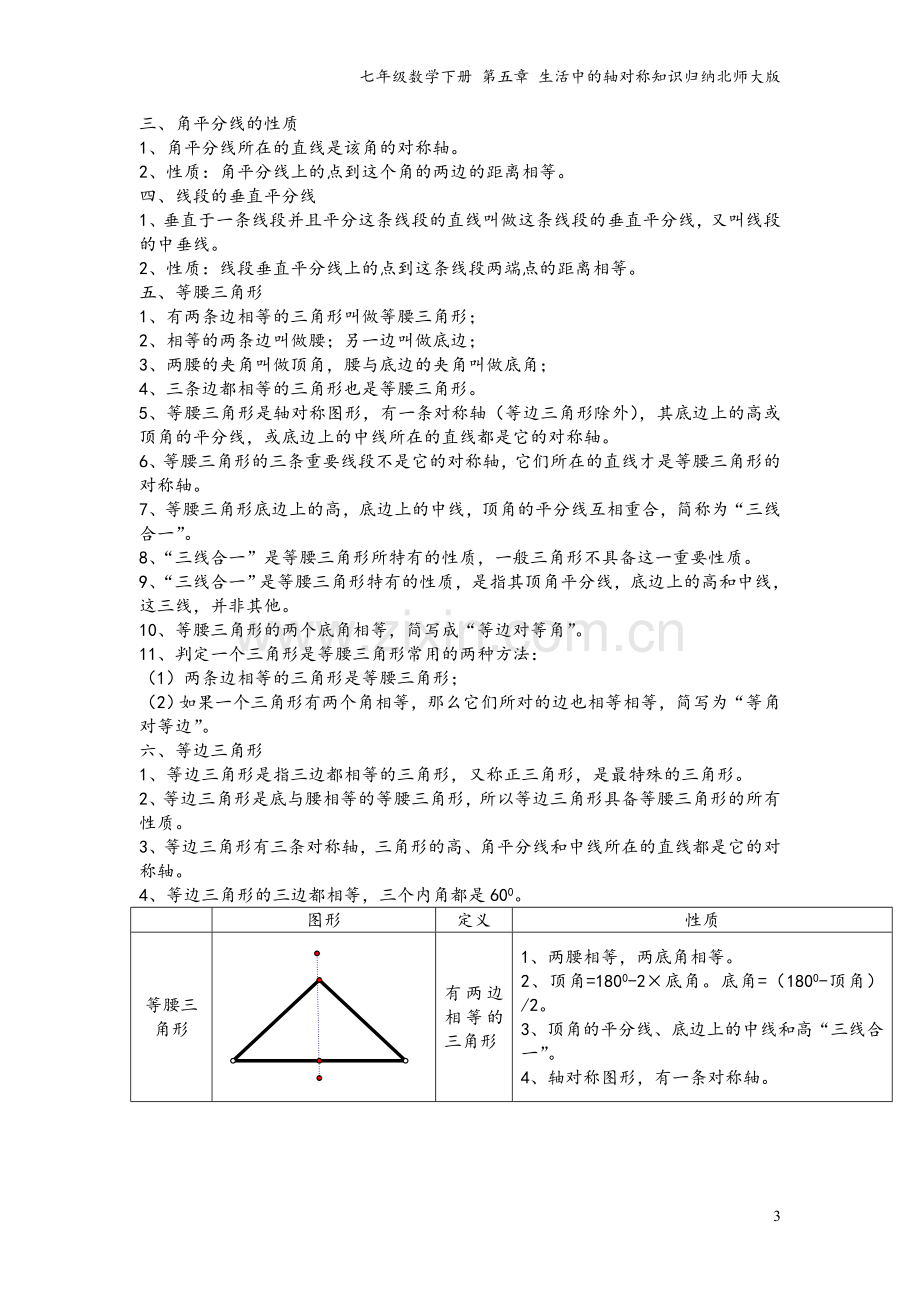 七年级数学下册-第五章-生活中的轴对称知识归纳北师大版.doc_第3页