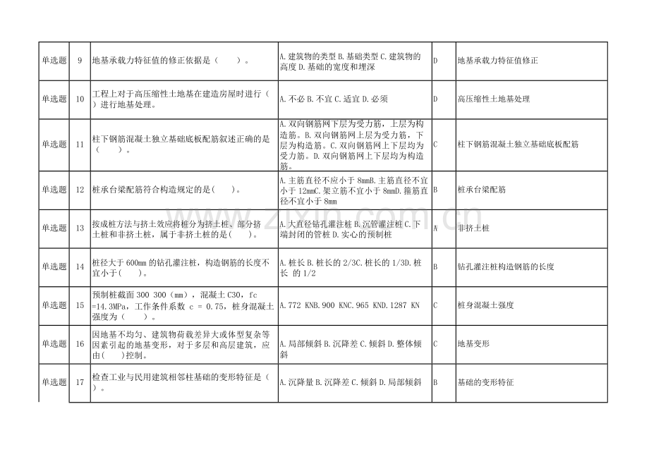 地基基础习题和答案.doc_第2页