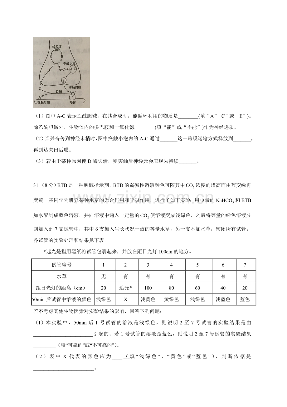 2016年高考全国2卷理综生物.doc_第3页