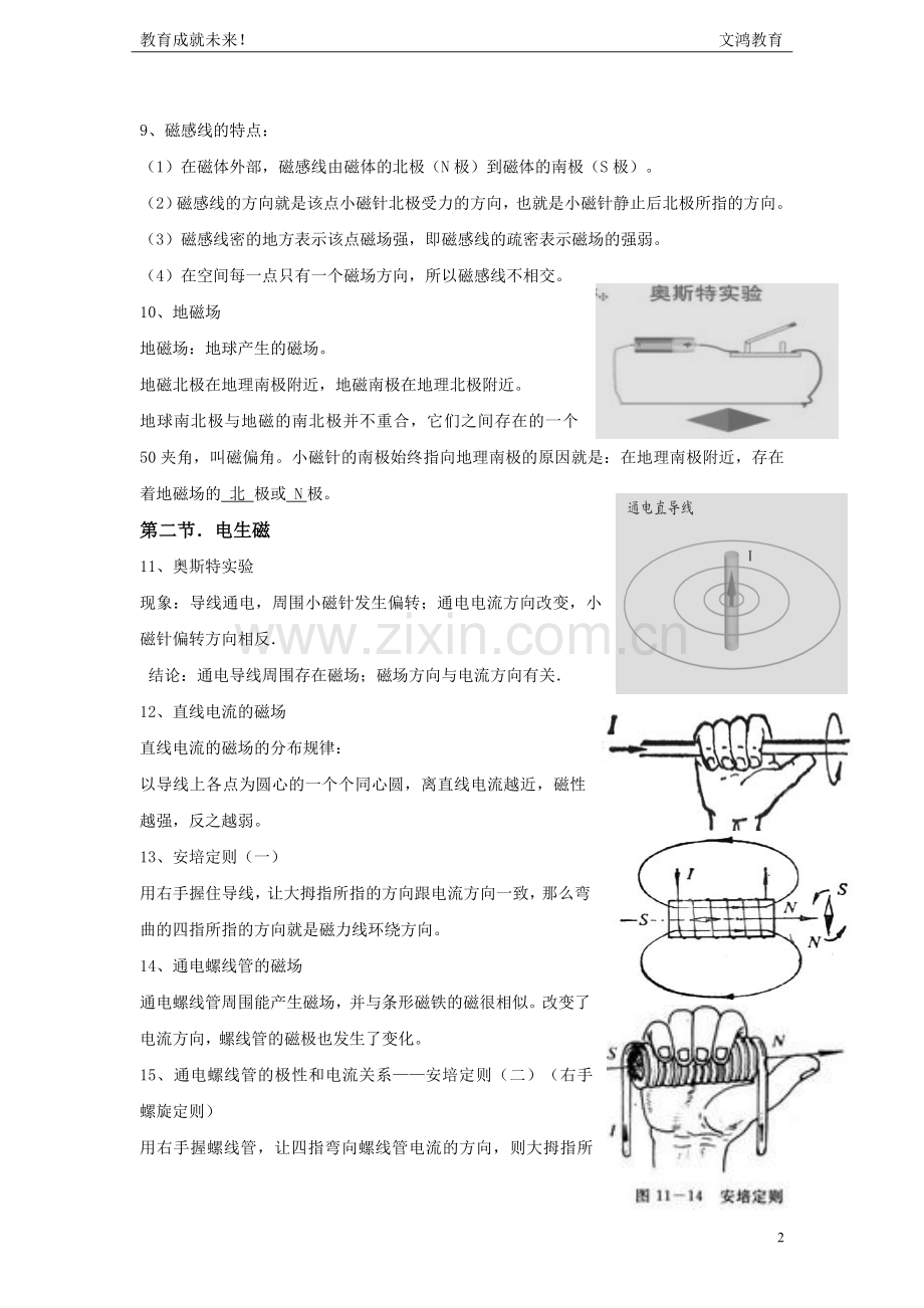 科学八年级下电与磁知识点总结.doc_第2页