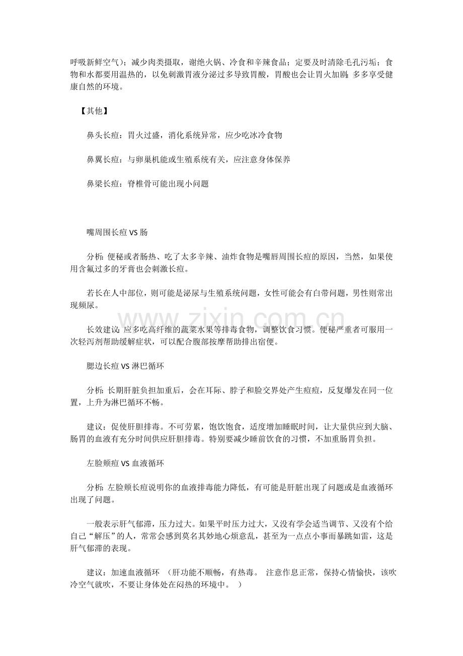 痘痘与五脏六腑的关系.doc_第3页