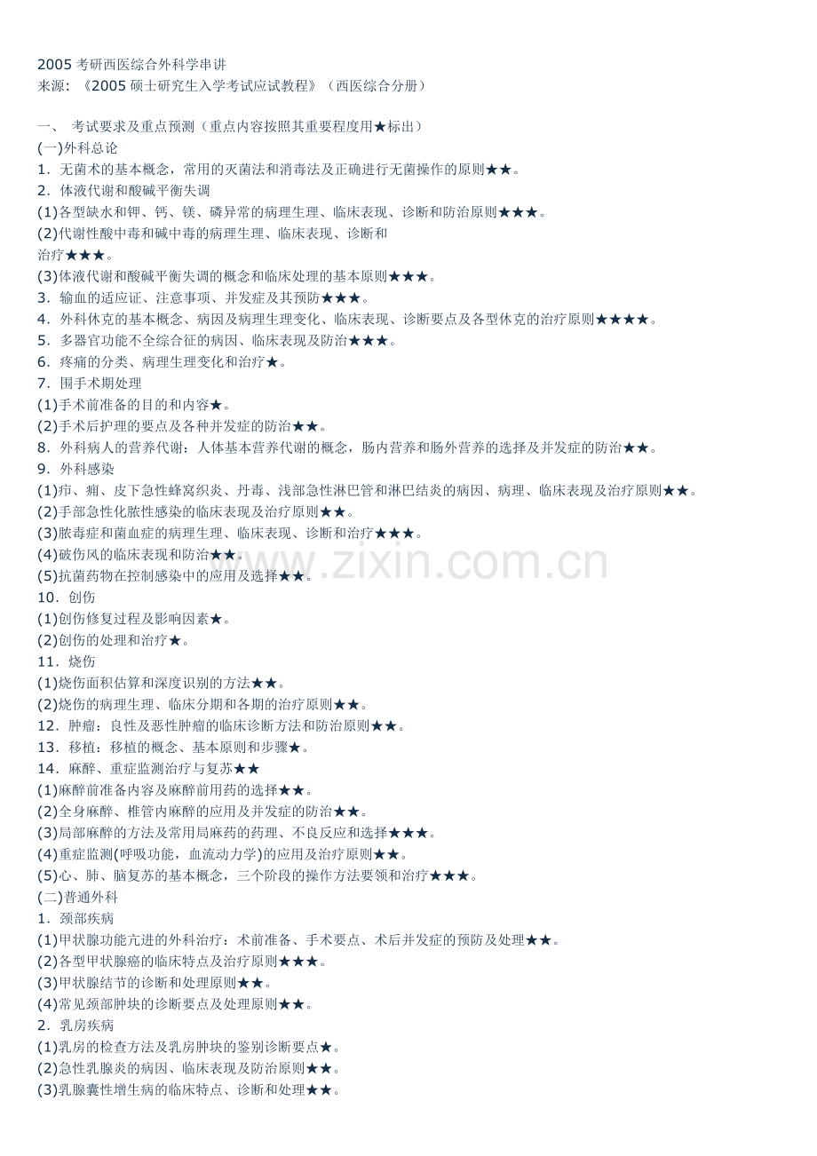 外科学重点知识点.doc_第1页