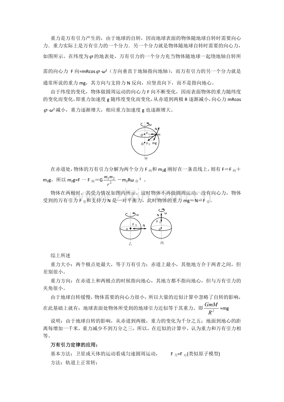 万有引力知识点详细归纳.doc_第2页