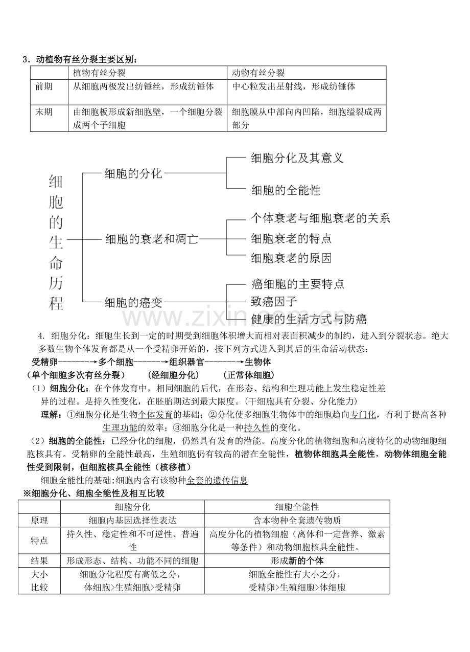 必修1第六章细胞增殖知识点.doc_第2页