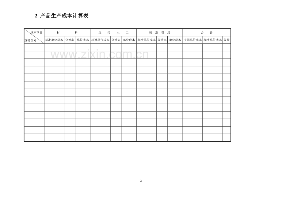 工业企业成本核算表汇总表.doc_第2页