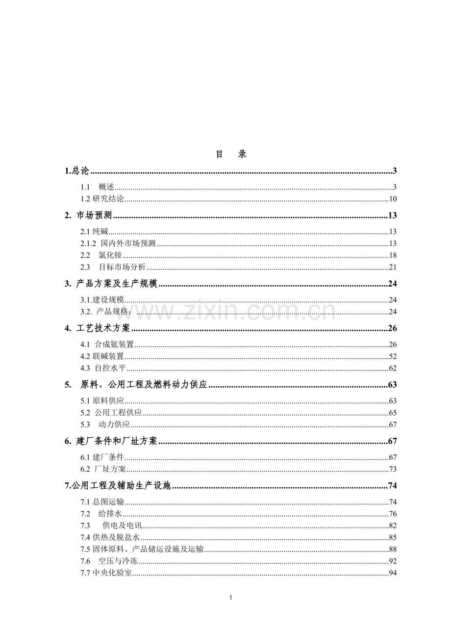 某化工公司年产60万吨联合制碱项目建设可行性研究报告.doc_第2页