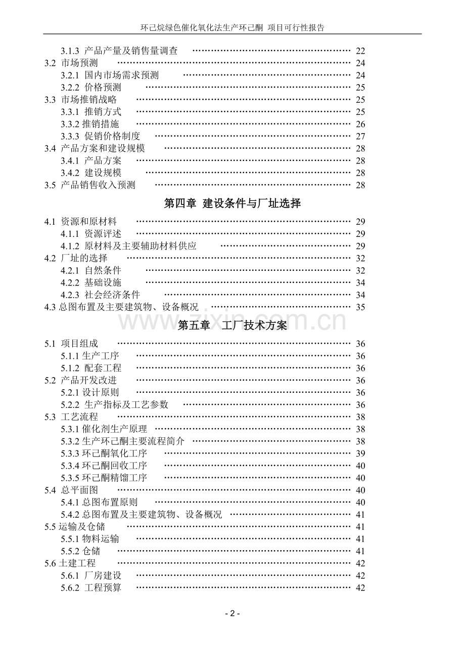 环己烷绿色催化氧化法生产环己酮项目可行性研究报告.doc_第2页