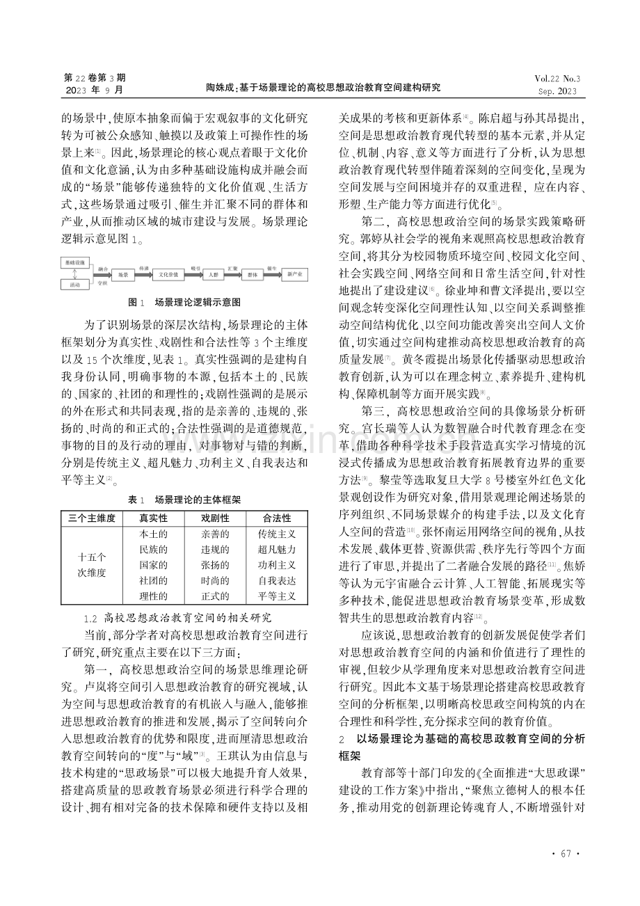 基于场景理论的高校思想政治教育空间建构研究.pdf_第2页