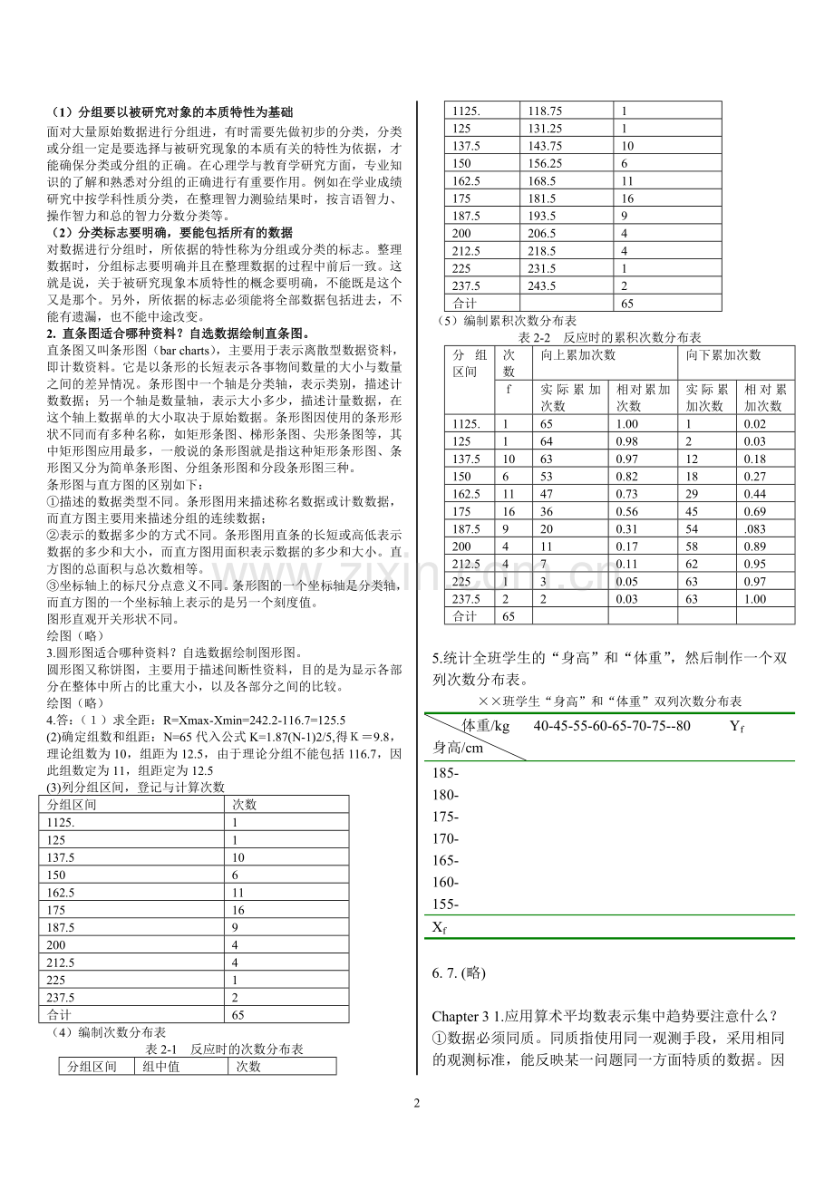 心里统计课后习题1-6章习题解答.doc_第2页