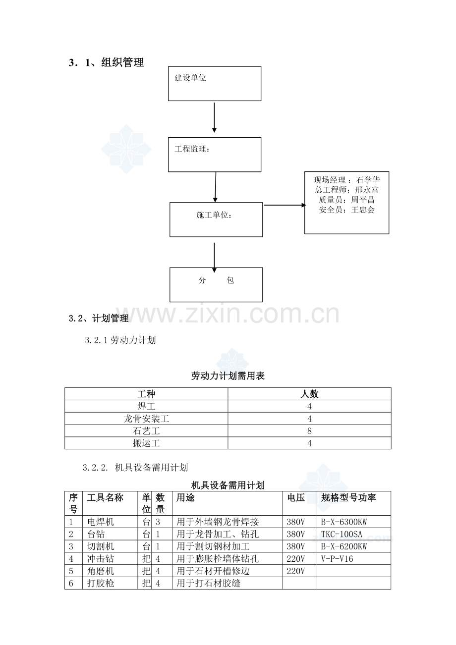 综合办公楼干挂大理石施工方案.doc_第2页