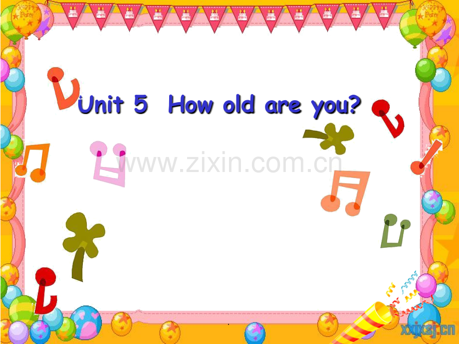 3B-Unit5-How-old-are-you---cartoon-time.ppt_第1页