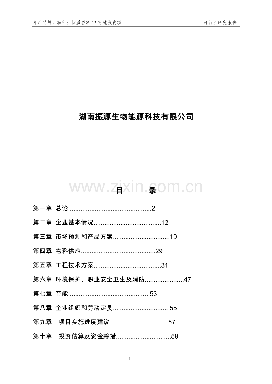 年产竹屑、秸秆生物质燃料12万吨项目可行性研究报告.doc_第2页