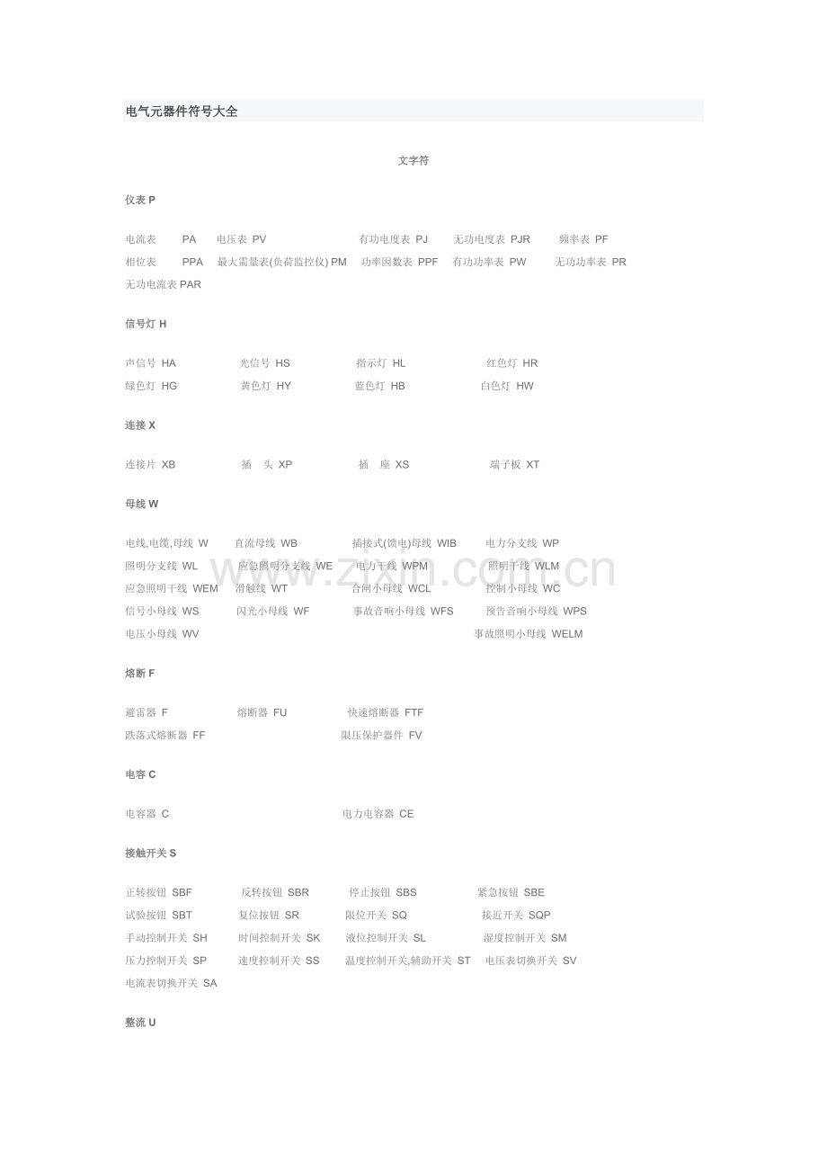 国标电气符号大全.doc_第1页